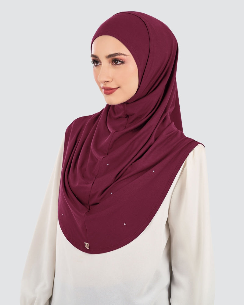 Naelofar EasyOn Sophia Crystal Instant