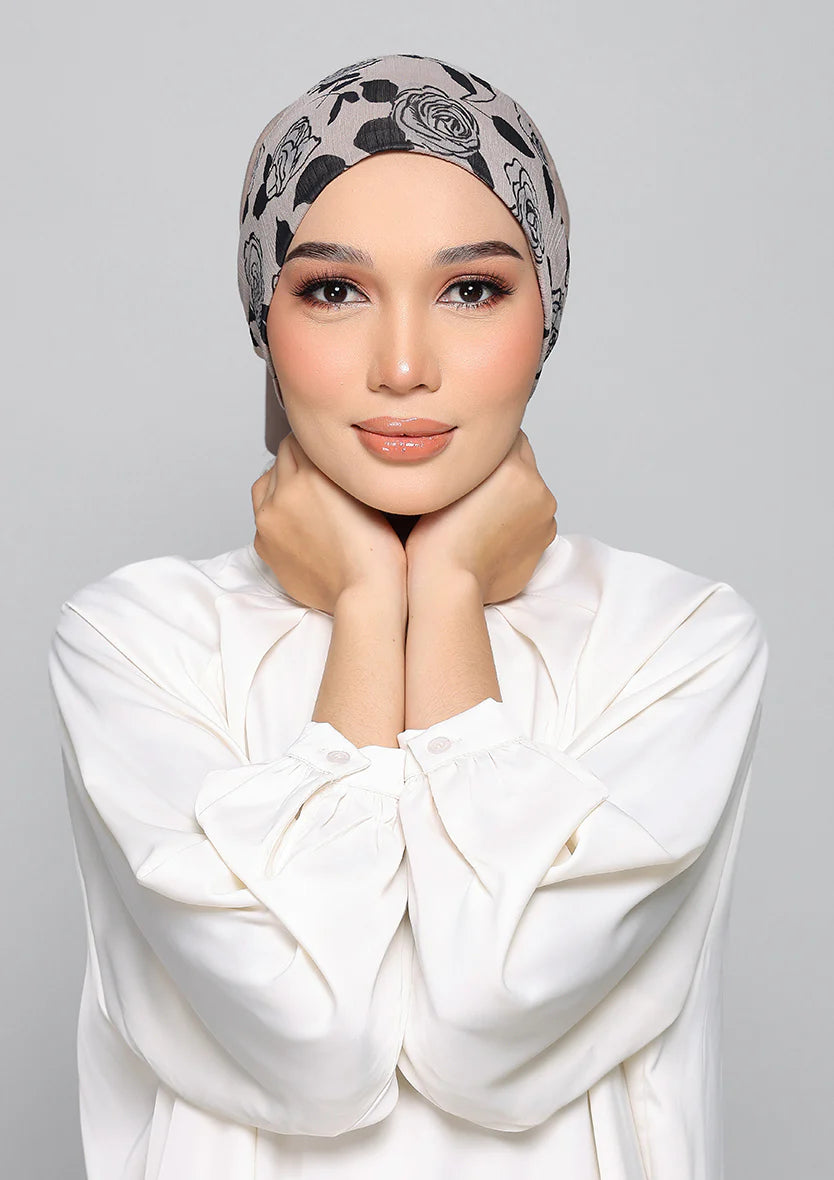 Bokitta Lola Gray - Instant Hijab With Inner - Freestyle (B Inner)