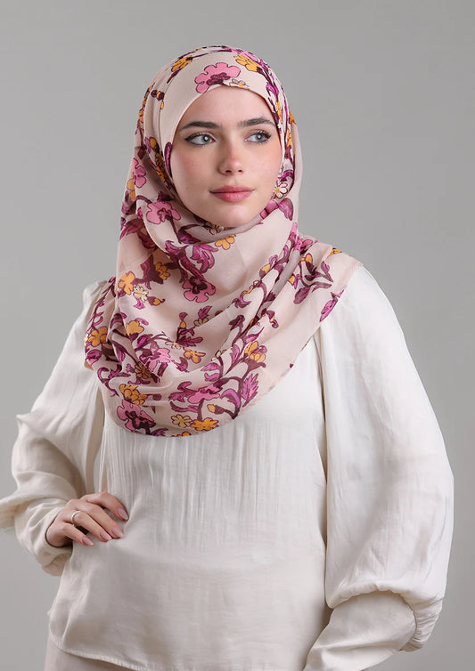 Bokitta Nasir Luxe Foil - Instant Hijab with Inner - Voila